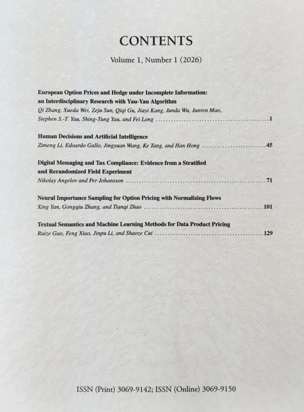 The Review of Mathematical Economics Officially Launched1 The Review of Mathematical Economics Officially Launched1