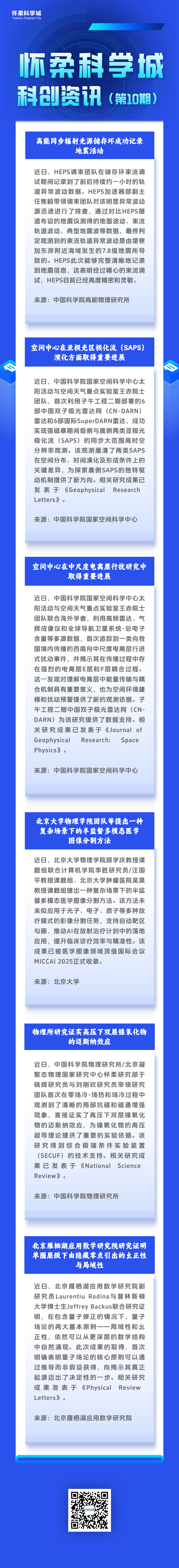 怀柔科学城科创资讯（第10期）
