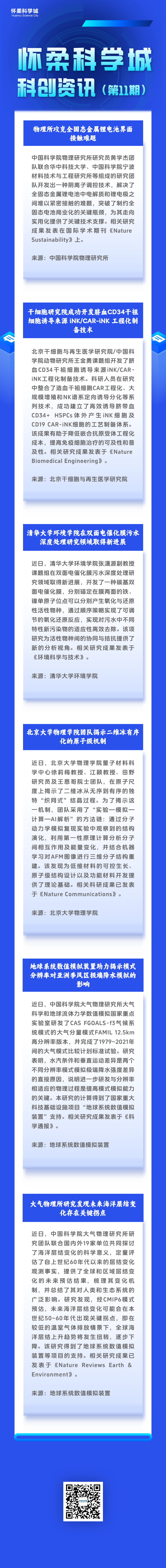 怀柔科学城科创资讯（第11期）