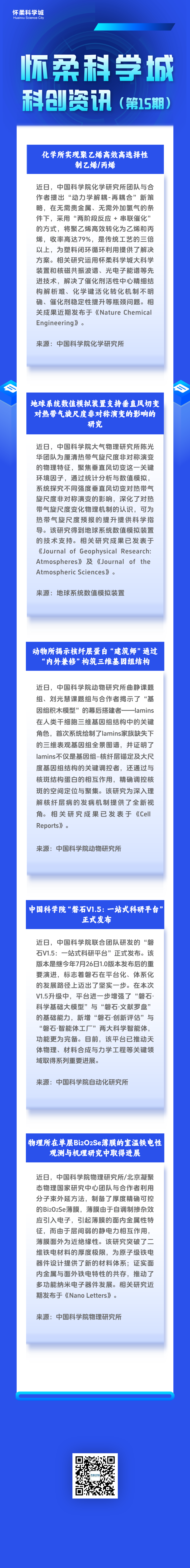 怀柔科学城科创资讯（第15期）