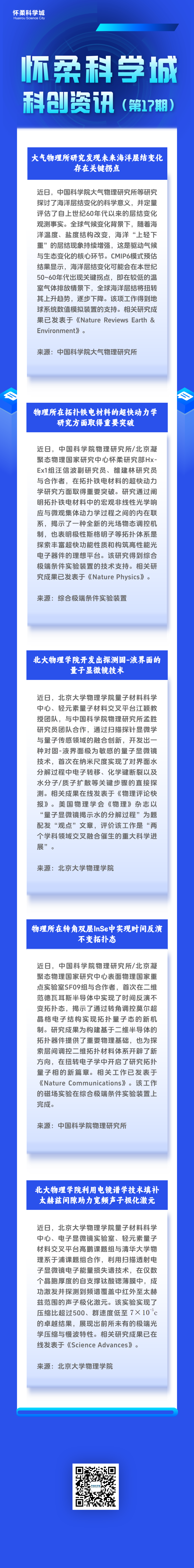 怀柔科学城科创资讯（第17期）
