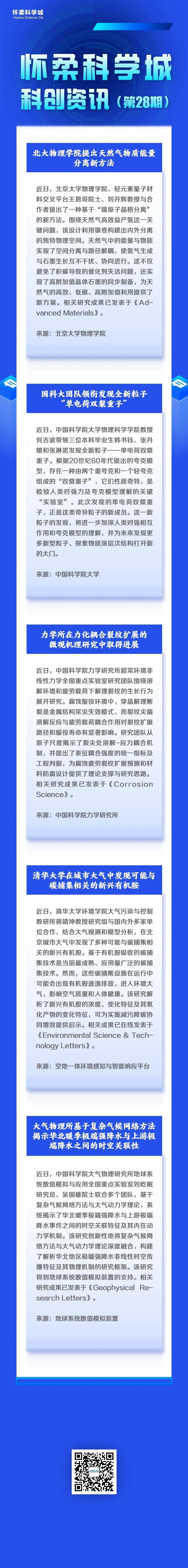 怀柔科学城科创资讯（第28期）