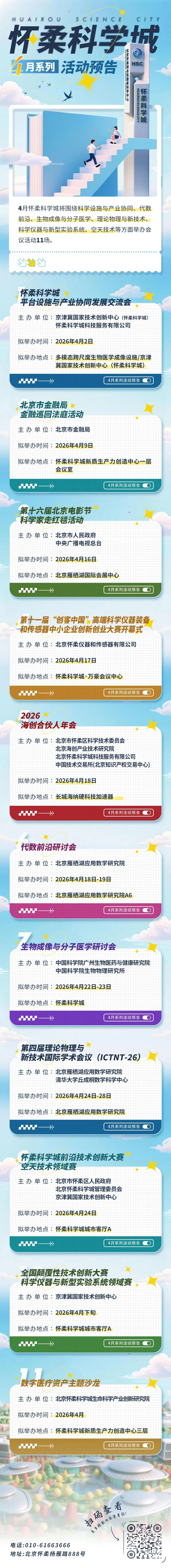 四月芳菲，相约怀柔科学城——4月系列活动预告来袭